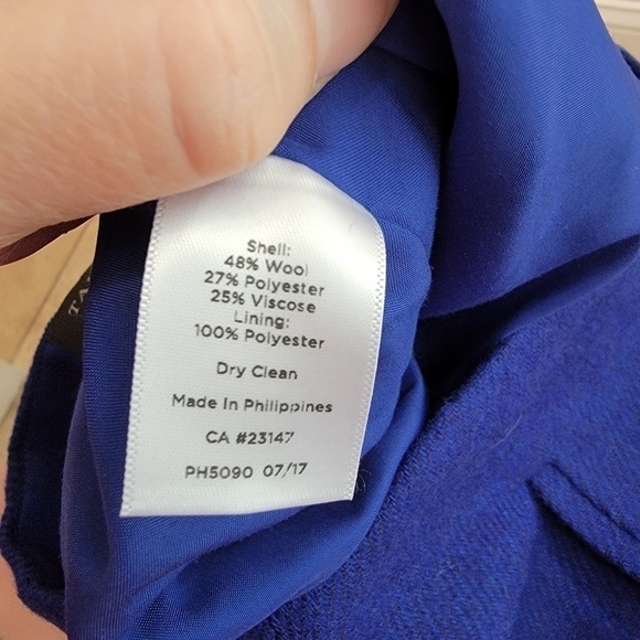 Talbots Petite Wool Lined Scallop A Line Skirt Size 2P - Picture 4 of 5